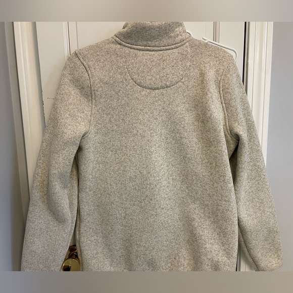 LL Bean sweater fleece pullover jacket. Womens size medium regular in sailcloth. - Picture 3 of 3